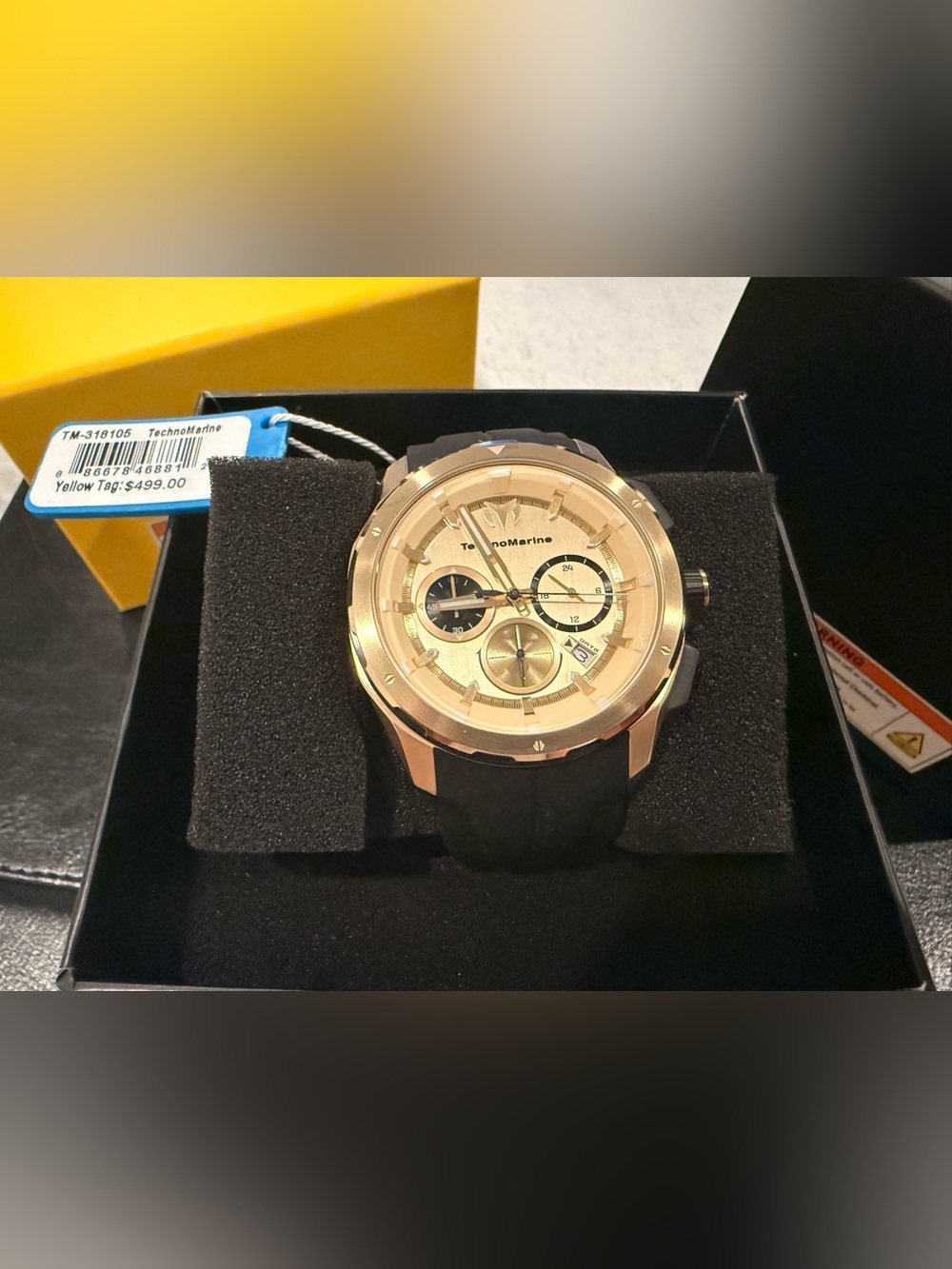 TechnoMarine Ocean Nomad Men's Watch - 43mm. Black (TM-318105)